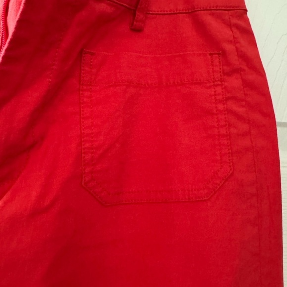 J. Crew raspberry sherbert Wide-Leg Pants High-Waisted - Picture 5 of 6